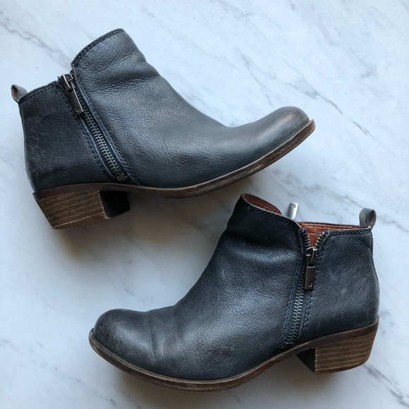 Lucky Brand Sz 6 Basel Bootie soft black - Picture 2 of 7